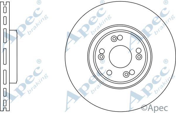 APEC BRAKING Jarrulevy DSK2614